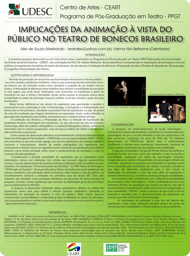 Implicações da Animação à Vista do Público no Teatro de Bonecos Brasileiro